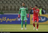 دیدار تیم‌های فوتبال پرسپولیس و پیکان