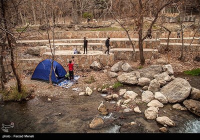 محوطه گردشگری سراب دربند - کرمانشاه