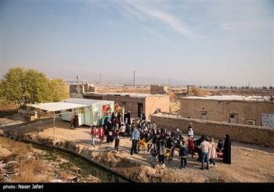 جشن یلدا در کوره‌های آجرپزی