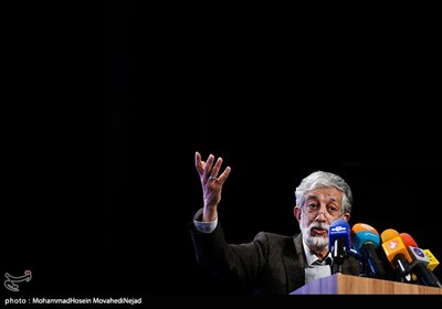 غلامعلی حداد عادل رئیس فرهنگستان زبان و ادب فارسی