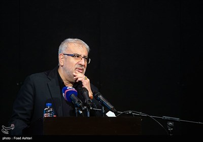 حضور جواد اوجی وزیر نفت در مراسم گرامیداشت روز ملی پژوهش 