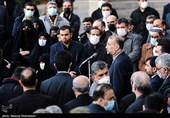  سخنرانی حسین امیرعبدالهیان وزیر امور خارجه در مراسم تشییع شهید «حسن ایرلو» سفیر ایران در یمن مراسم تشییع شهید «حسن ایرلو» سفیر ایران در یمن