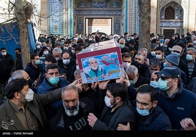 مراسم تشييع جثمان السفير الإيراني في اليمن