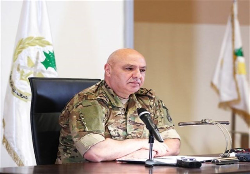 فرمانده ارتش لبنان: منتظر تصمیم سیاسی برای اقدام در پرونده ترسیم مرز دریایی هستیم