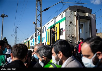 برخورد دو قطار متروی کرج - تهران