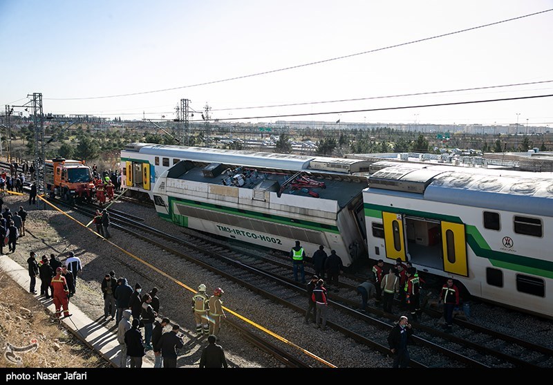 علت برخورد دو قطار متروی تهران-کرج اعلام شد