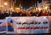 تظاهرات مغربی‌ها در سالروز عادی سازی روابط با رژیم اسرائیل