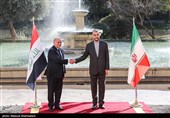 حسین امیرعبداللهیان وزیر امور خارجه ایران و فواد حسین وزیر امور خارجه عراق