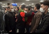 استقبال از قهرمانان تیم ملی کاراته در کرمانشاه