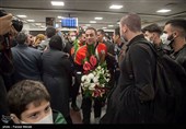 استقبال از قهرمانان تیم ملی کاراته در کرمانشاه