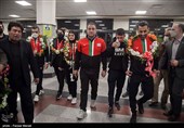 استقبال از قهرمانان تیم ملی کاراته در کرمانشاه