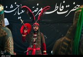 آیین تعزیه خوانی در ده زیار کرمان به مناسبت ایام فاطمیه و شهادت حضرت زهرا (س)