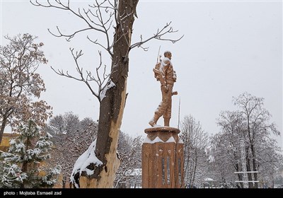 بارش اولین برف زمستانی در ارومیه