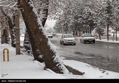 بارش اولین برف زمستانی در ارومیه