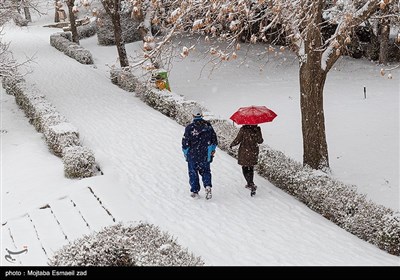 بارش اولین برف زمستانی در ارومیه