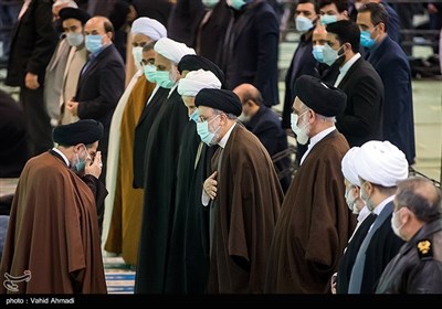 سید ابراهیم رئیسی رئیس جمهور در نماز جمعه تهران 