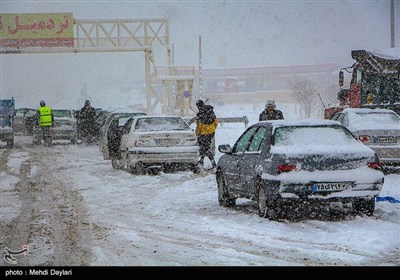 بارش برف در شهرستان اهر-آذربایجان شرقی