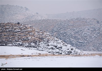 الطبیعة الشتویة فی جزر بحیرة أرومیه