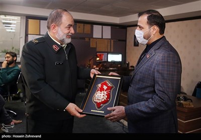 حضور رئیس پلیس بین الملل ناجا در خبرگزاری تسنیم