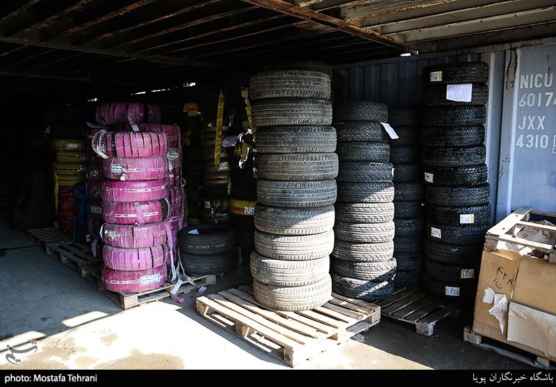 5000 حلقه لاستیک قاچاق در اصفهان کشف شد