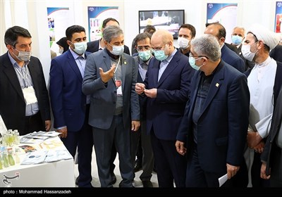 بازدید محمدباقر قالیباف رئیس مجلس شورای اسلامی از نمایشگاه دستاوردهای جهاد دانشگاهی 1400