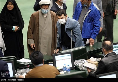 حجت الله عبدالملکی وزیر تعاون کار و رفاه اجتماعی در جلسه صحن علنی مجلس شورای اسلامی