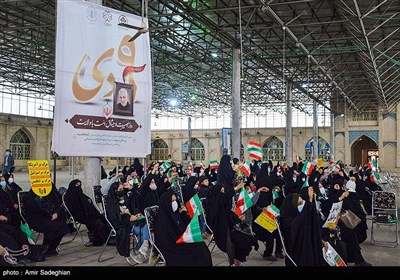 مراسم بزرگداشت 9 دی در مسجد جامع شهدای شیراز