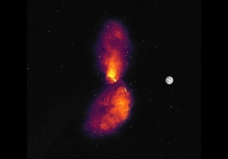 Stunning Image of Black Hole Eruption Covering Length of 16 Full Moons Captured