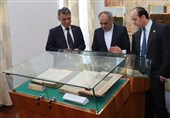 بازدید سفیر ایران از کتابخانه ملی تاجیکستان