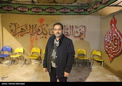 ناصر مسجد سرایی خطاط نمایشگاه تجسمی یاس کبود