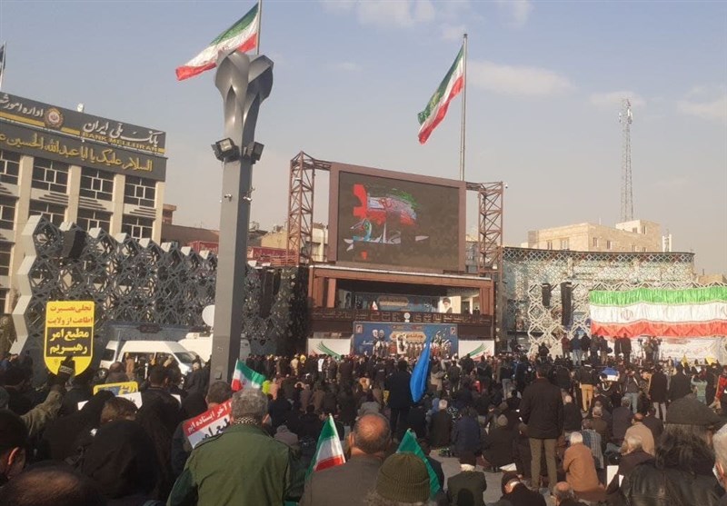 مراسم یوم الله 9 دی از دقایقی پیش در تهران آغاز شد