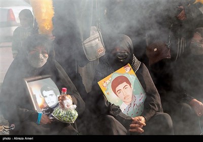تشییع پیکر شهید گمنام در لامرد استان فارس- عکس خبری تسنیم