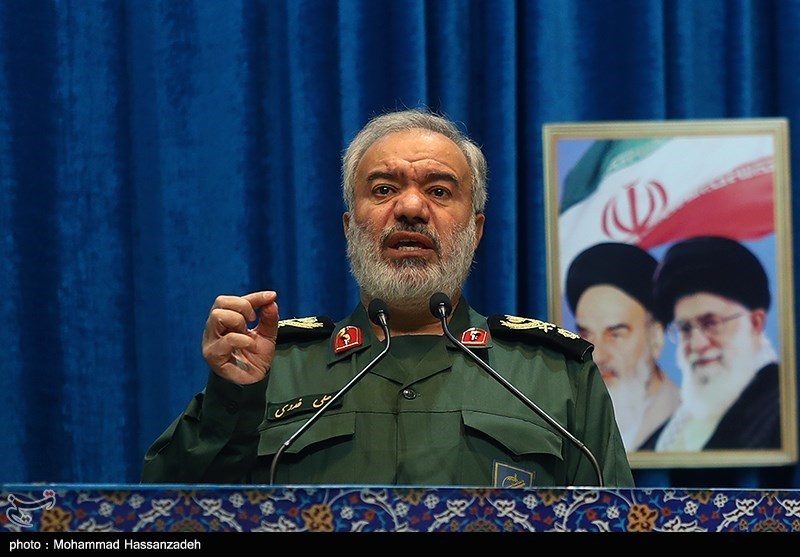 سردار فدوی: ایران مقابل ابرقدرت‌های جهان ایستاده است