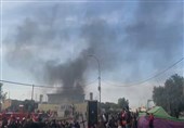 گرامیداشت سالروز به آتش کشیده شدن سفارت آمریکا در بغداد