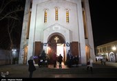 مراسم آغاز سال نو میلادی در کلیسای سرکیس مقدس