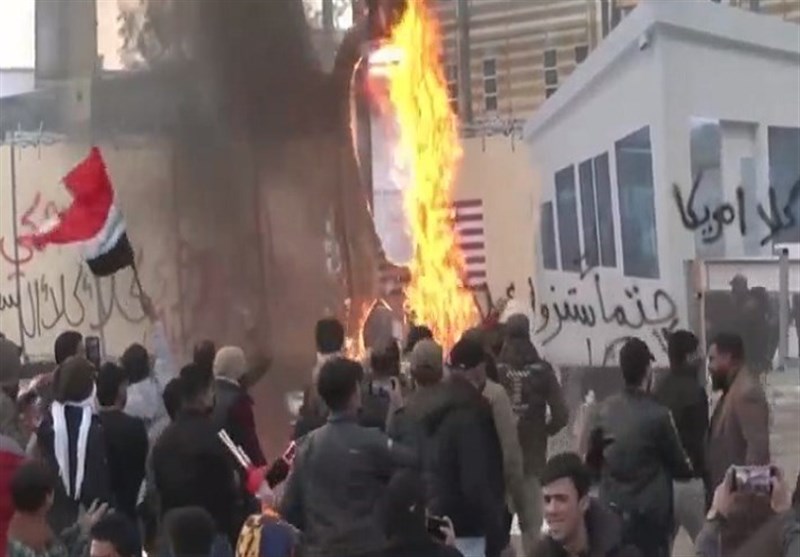 Model of US Embassy in Iraq Burned Ahead of Gen. Soleimani Assassination Anniversary