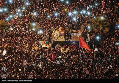 تشییع پیکر سپهبد شهید حاج قاسم سلیمانی و شهدای مقاومت - قم