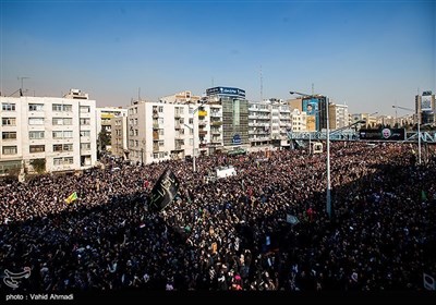 تشییع پیکر سپهبد شهید حاج قاسم سلیمانی و شهدای مقاومت