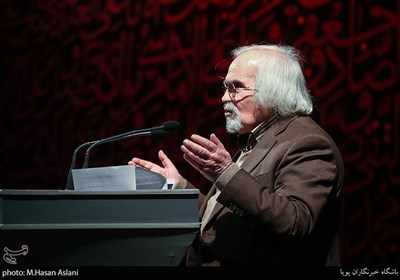 شعرخوانی استاد محمدعلی مجاهدی در سوگواره شعر فاطمی،تالار وحدت تهران 