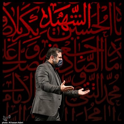 دکتر محمدمهدی اسماعیلی وزیر فرهنگ و ارشاد اسلامی در سوگواره شعر فاطمی،تالار وحدت تهران