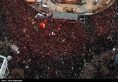 تشییع پیکر سپهبد شهید حاج قاسم سلیمانی و شهدای مقاومت - مشهد