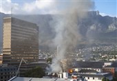 Fire Breaks Out in South African Parliament in Cape Town