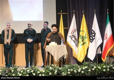 سخنرانی حجت الاسلام قریشی در مراسم دومین سالگرد شهید حاج قاسم سلیمانی در دانشگاه علوم پزشکی تهران