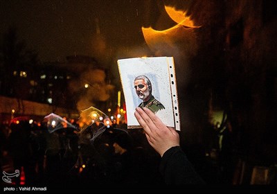 Anti-US Rally Held in Front of Switzerland's Embassy in Tehran