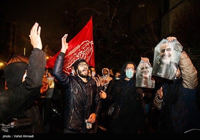 Anti-US Rally Held in Front of Switzerland's Embassy in Tehran