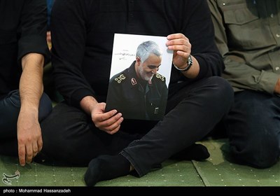 مراسم دومین سالگرد شهادت سردار سلیمانی در مصلی تهران