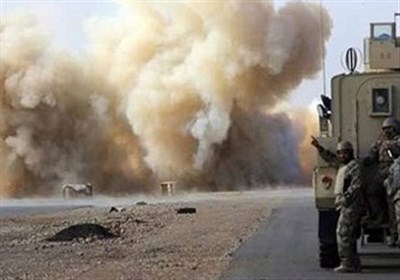 انفجار بمب در مسیر کاروان اشغالگران آمریکایی در بابل عراق