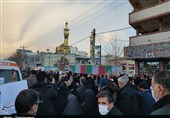 مراسم استقبال از 2 شهید گمنام دفاع مقدس در دورود برگزار شد+ تصاویر