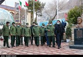 حضور فرمانده کل سپاه در گلزار شهدای کرمان