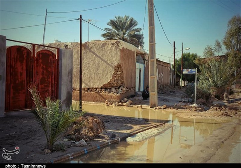 روایت تصویری از خسارت سیل در شهر بیرم لارستان